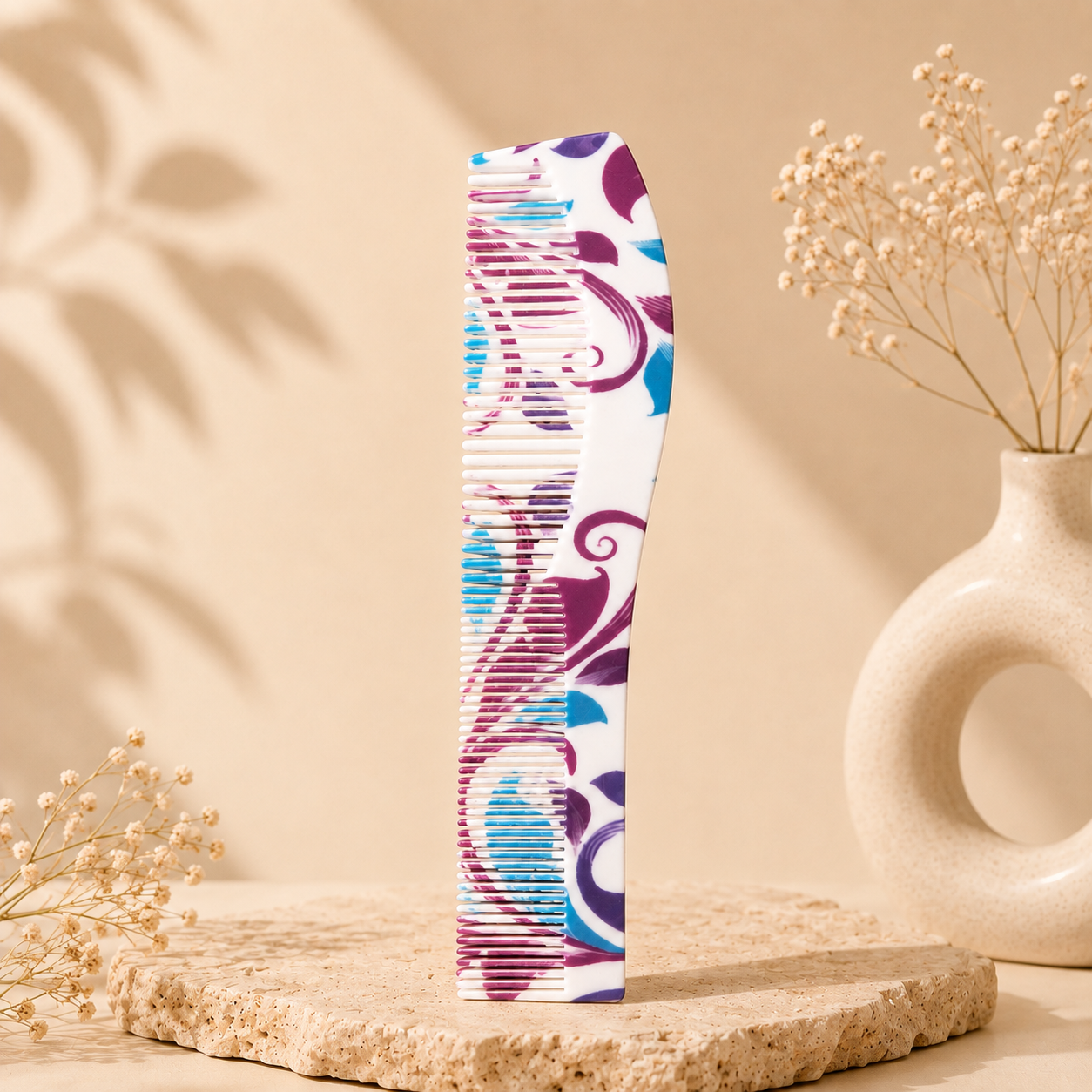 Allure 3D Waves Hair Comb for Smooth & Tangle-Free Hair (W-03)