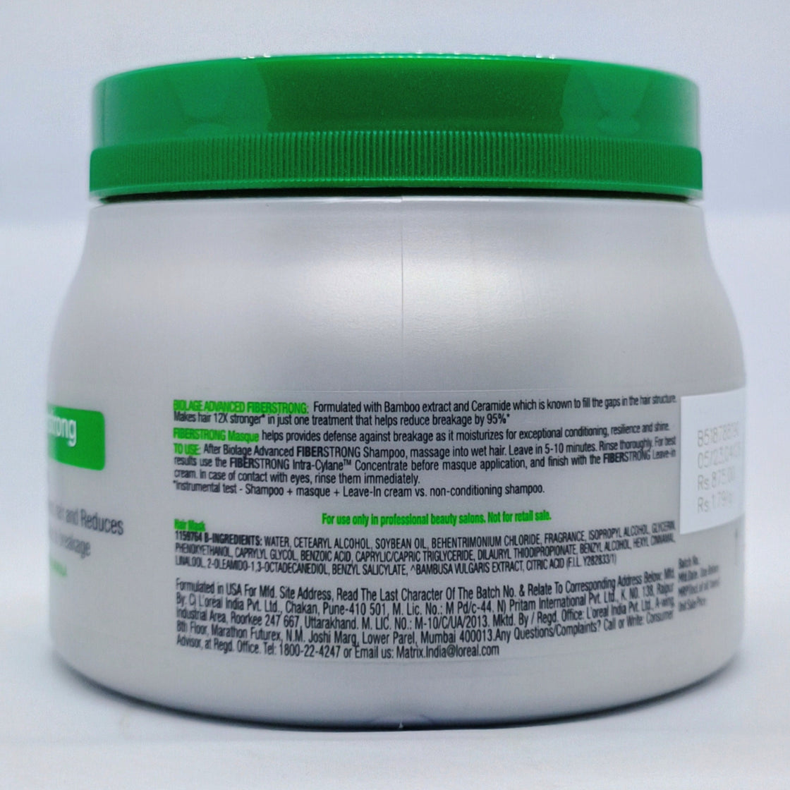 Matrix Biolage Advanced Fiberstrong Bamboo Masque (490gm)