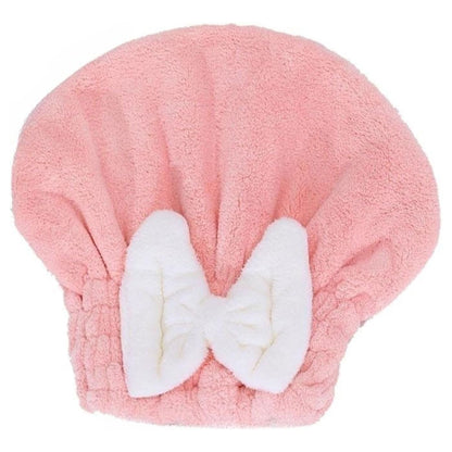 Allure Microfiber Hair Wrap Towel - Pink Hair Turban