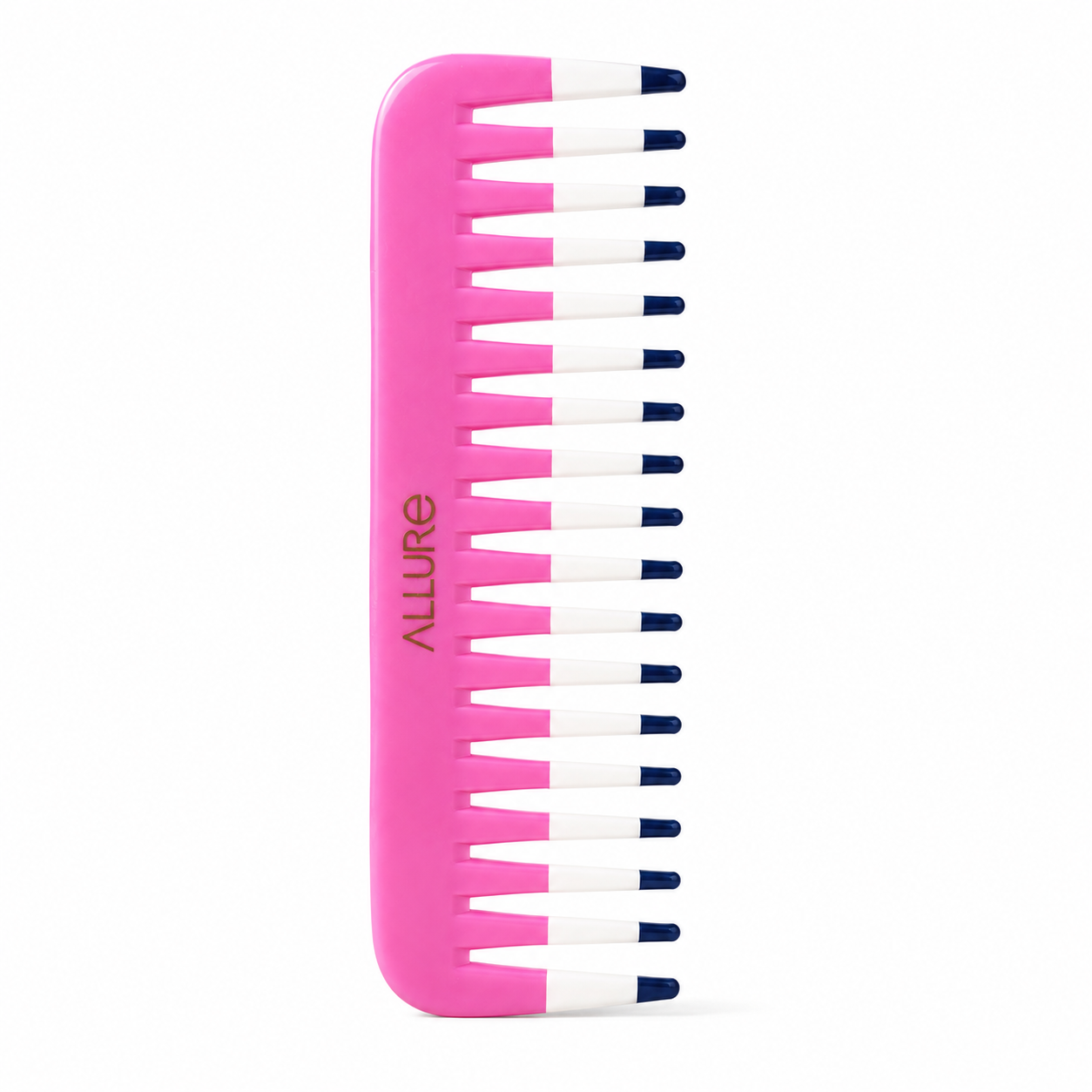 Allure Triple Tip Hair Styling Comb for Parting – Pink