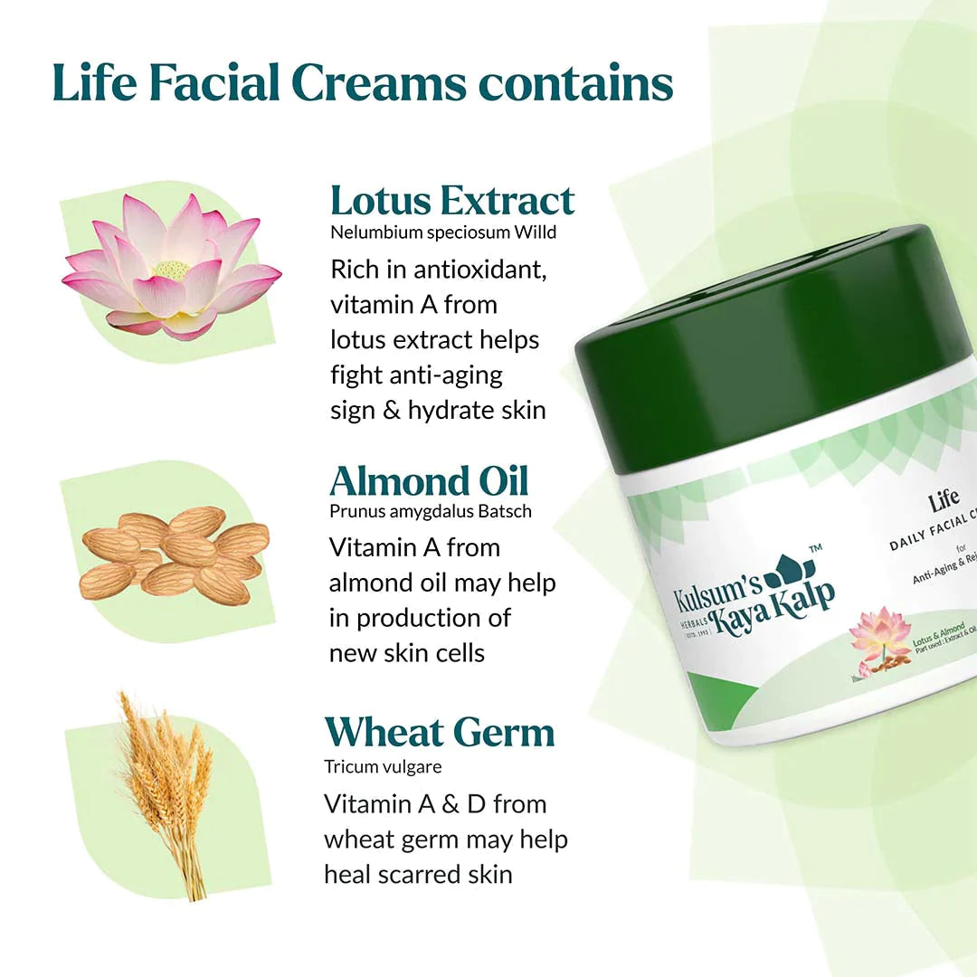 Kulsum's kayakalp Daily Life Facial Cream 