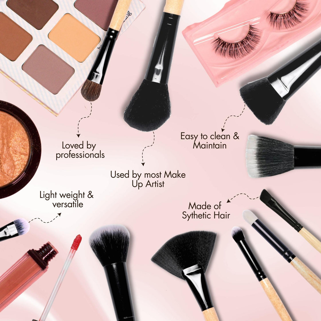 Allure Classic Makeup Brush ( Round Powder Brush C-27)