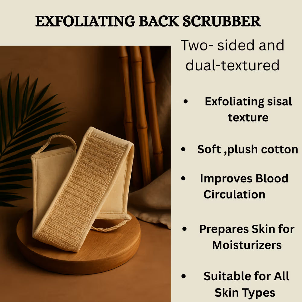 Allure Back & Body Loofah Scrubber For Bathing