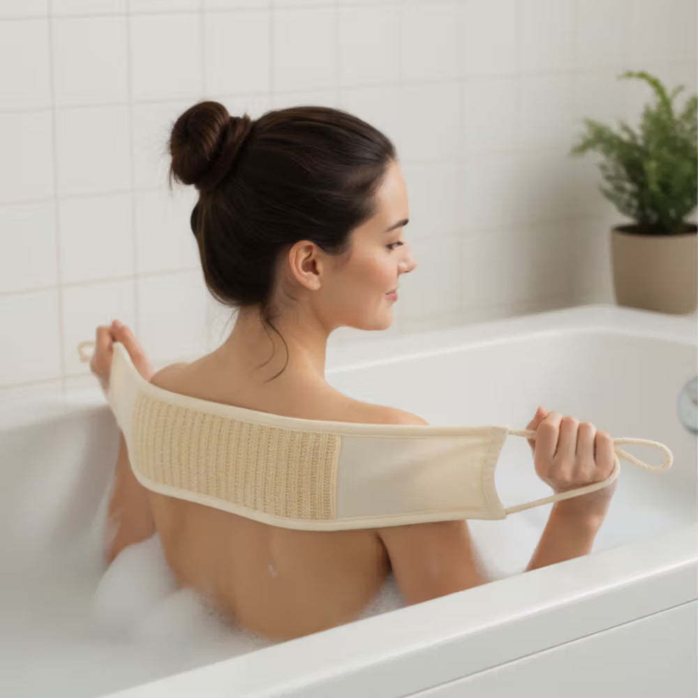 Allure Back & Body Loofah Scrubber For Bathing