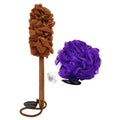 Allure Wooden Bath Brush & Loofah Set (Pack of 2 Assorted Colors Loofha)