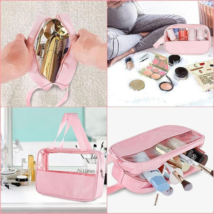 Allure Pack of 3 Toiletry Bag Pink
