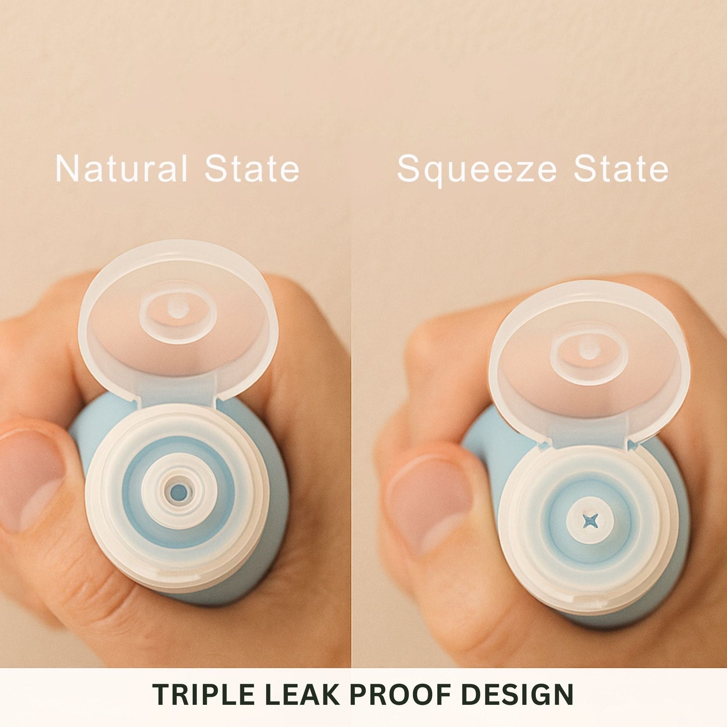 Allure Leak-Proof Silicone Travel Bottle - Pack Of 4