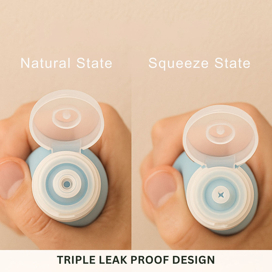 Allure Leak-Proof Silicone Travel Bottle - Pack Of 4