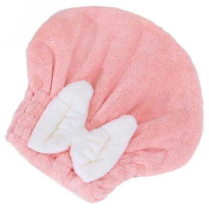 Allure Microfiber Hair Wrap Towel - Pink Hair Turban