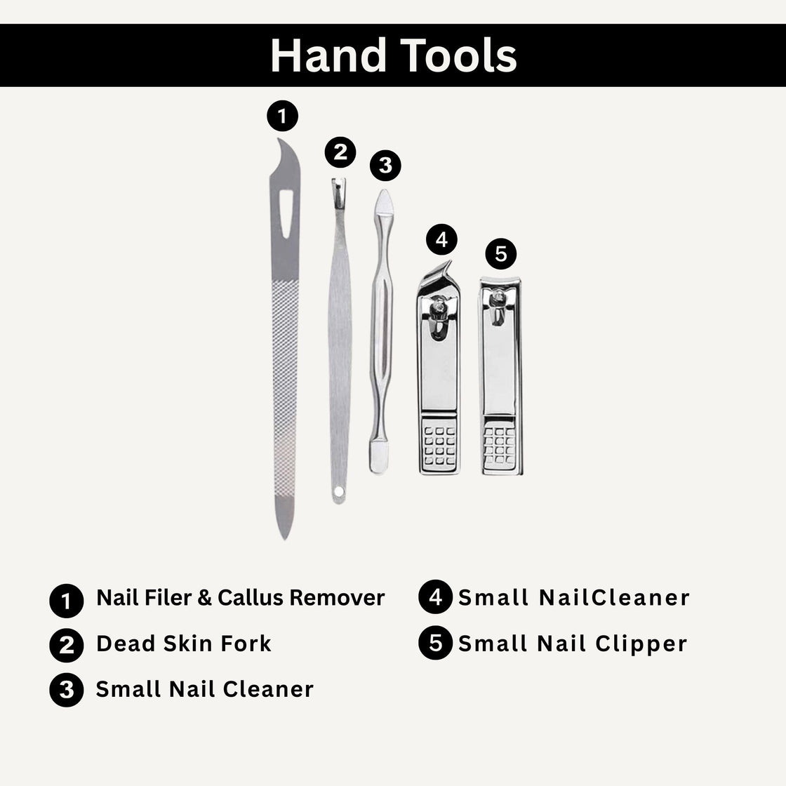 Allure Professional Manicure and Pedicure Tool Set – 19-in-1 Nail Care Kit with Storage Box