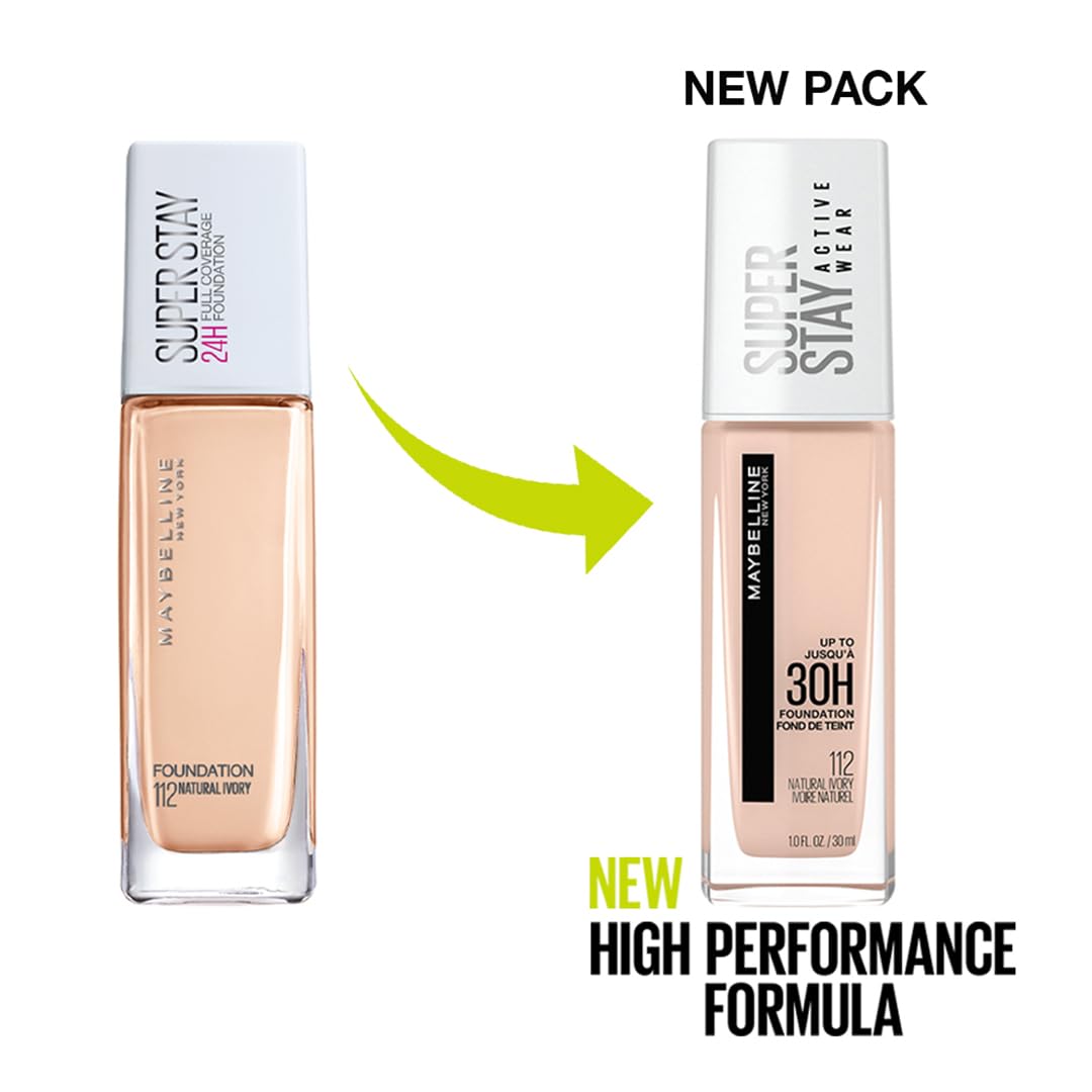 Maybelline New York Super Stay Full Coverage Foundation - Natural Ivory 112