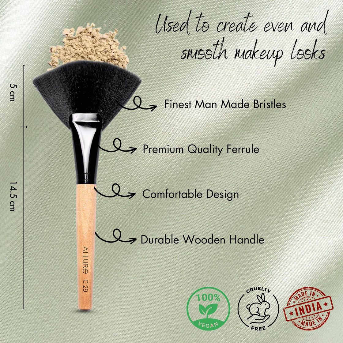 Allure Classic Makeup Brush (Big Fan Brush C-29)