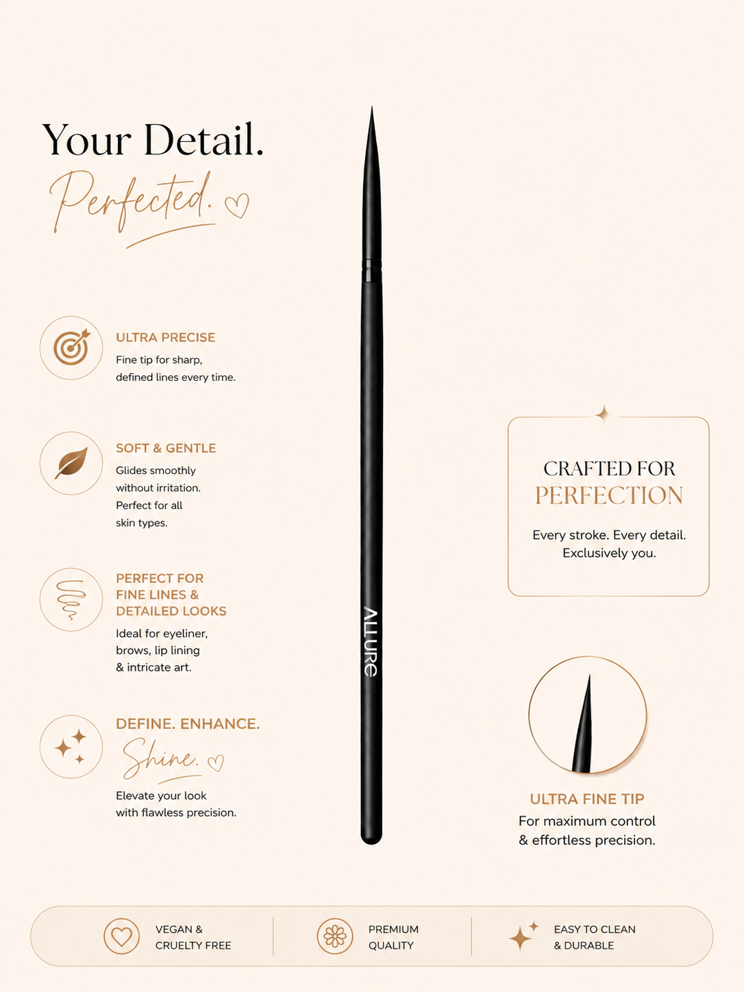 Allure Lip Liner Brush