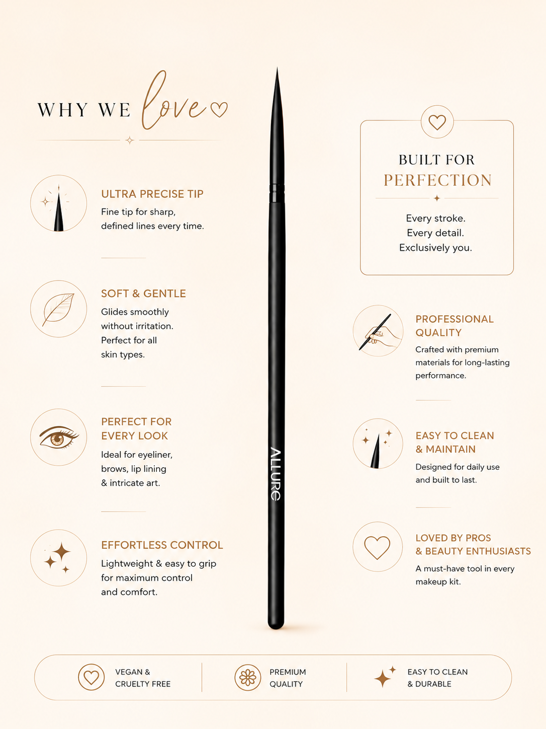 Allure Lip Liner Brush