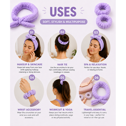 Allure Bandana & Hair Scrunchies for Women