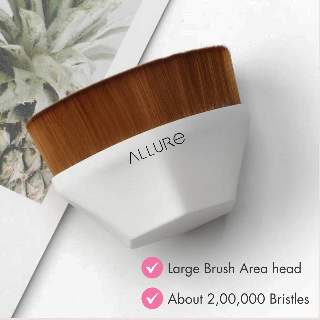 Allure Magic Foundation Brush - White