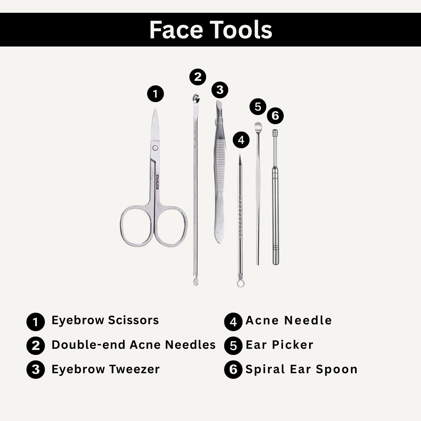 Allure Professional Manicure and Pedicure Tool Set – 19-in-1 Nail Care Kit with Storage Box