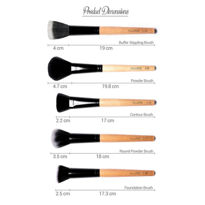 Allure Makeup Brush Set (pack Of 29 Brushes)