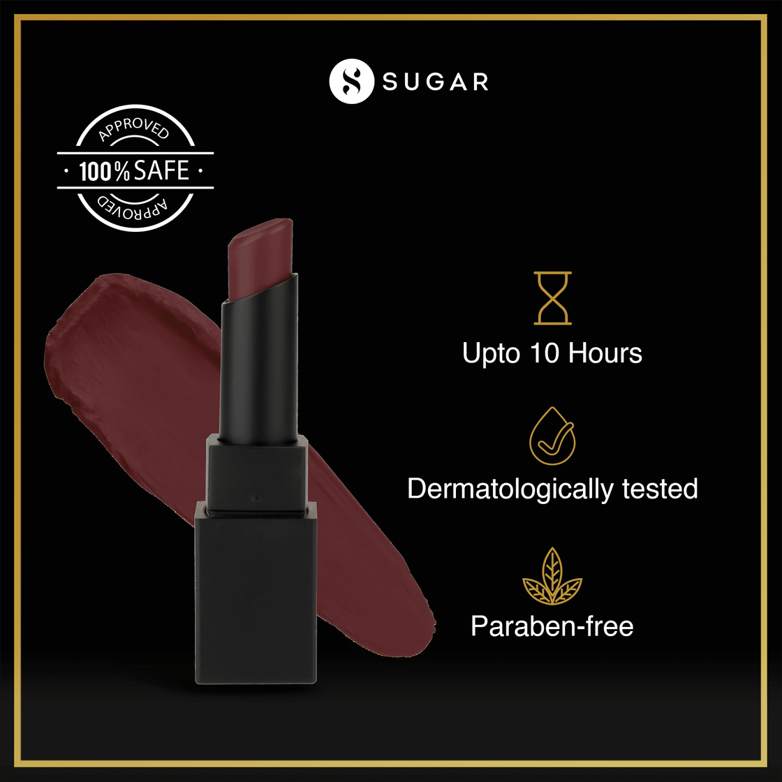 Sugar Nothing Else Matter Longwear Lipstick - 12 Teak Over