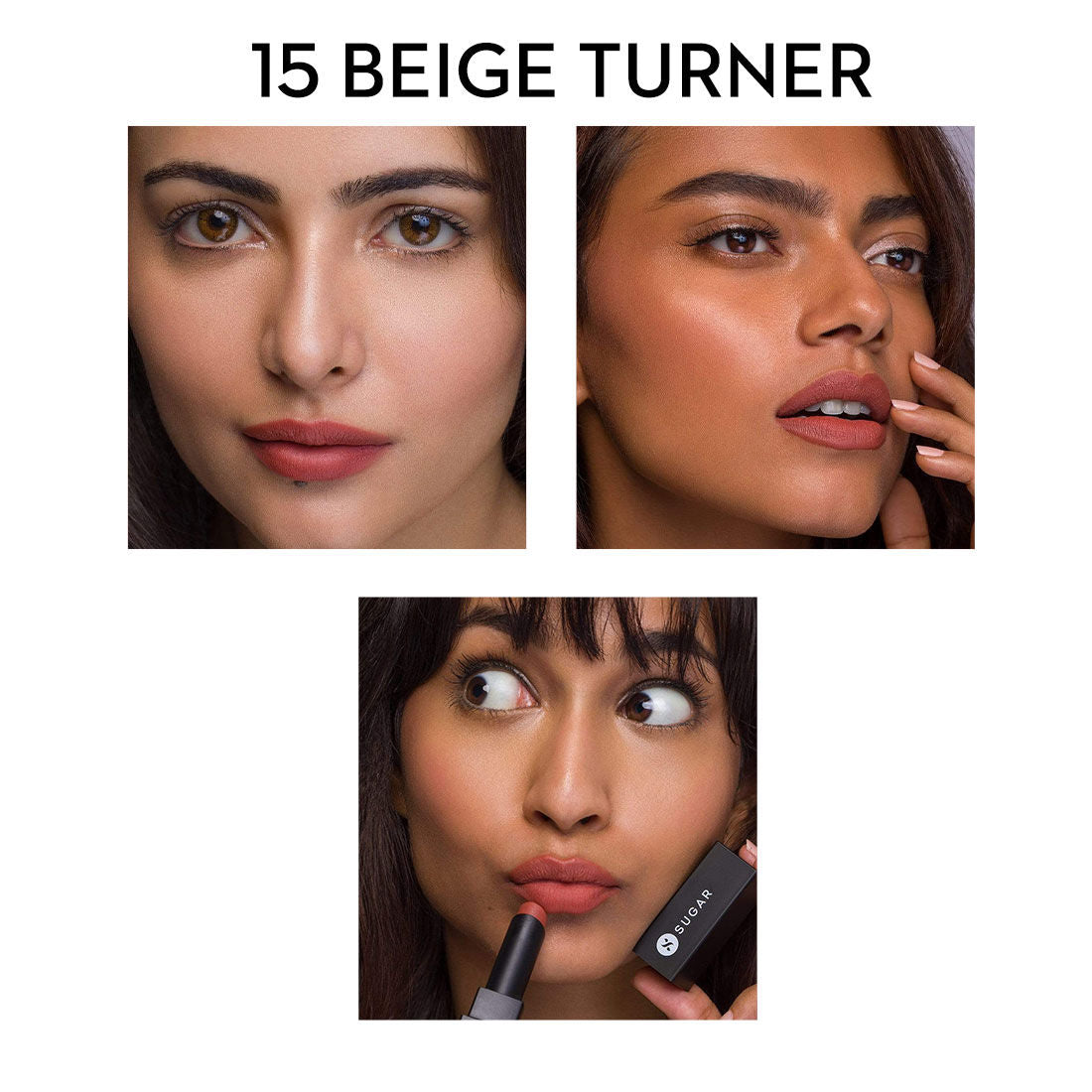 Sugar Nothing Else Matter Longwear Lipstick - 15 Beige Turner