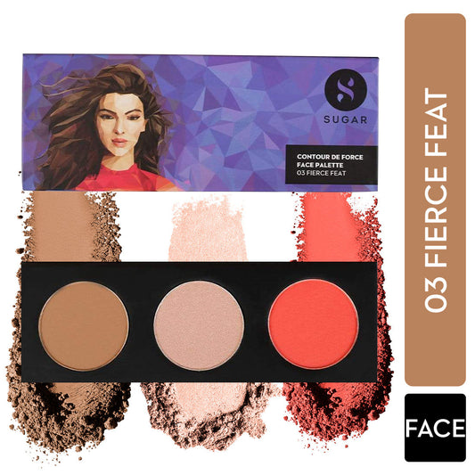 Sugar Contour De Force Face Palette - 03 Fierce Feat