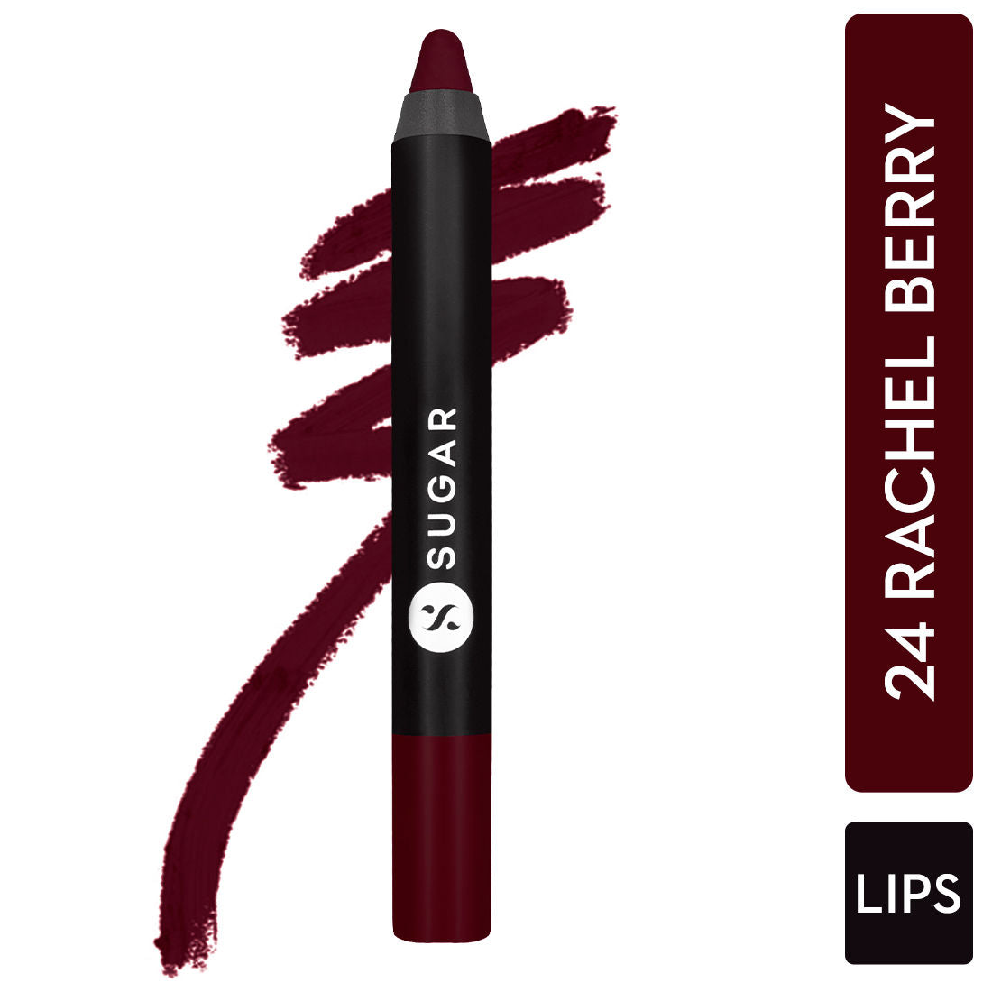 Sugar Matte As Hell Crayon Lipstick - 24 Rachel Berry