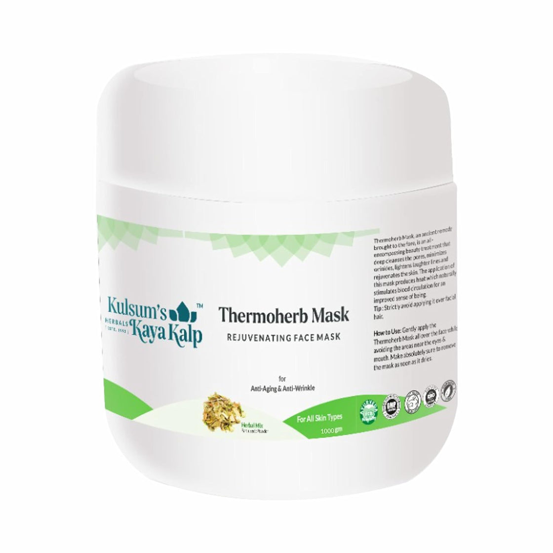 Kulsum's kayakalp Thermoherb Mask (1000gm)