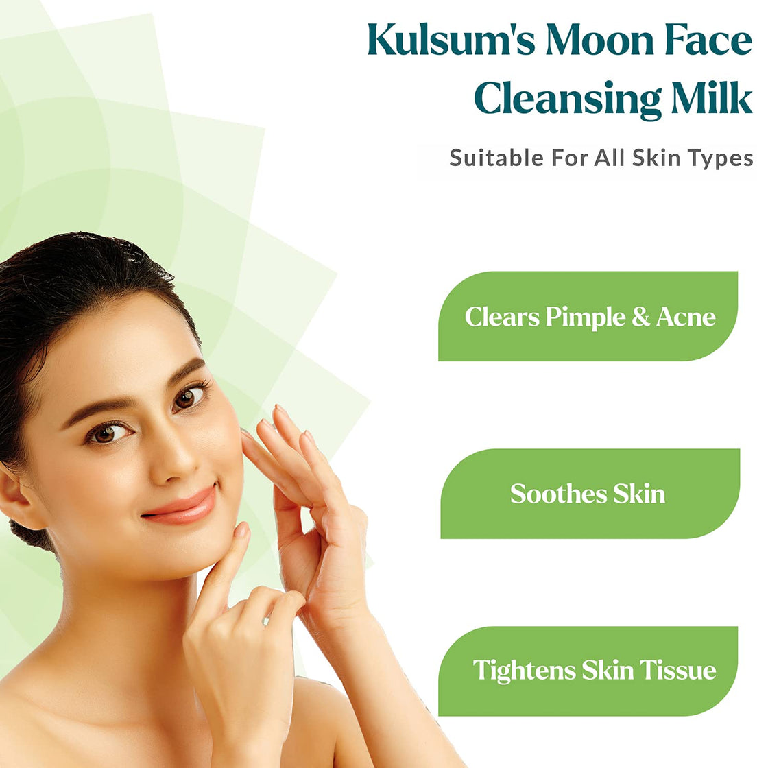 Kulsum's kayakalp Moon Face Cleansing Milk (100ML)