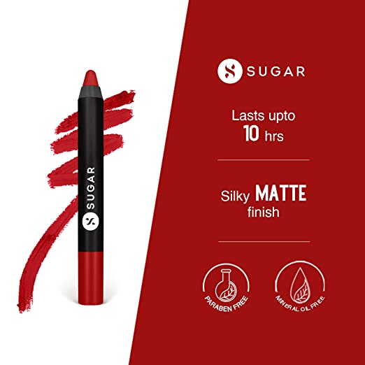 Sugar Matte As Hell Crayon Lipstick - 01 Scarlett O'Hara