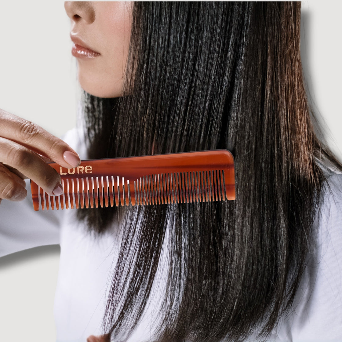 Allure Handcrafted Regular Anti-Static Hair Styling Comb for Frizz Control (HMC_T_18)