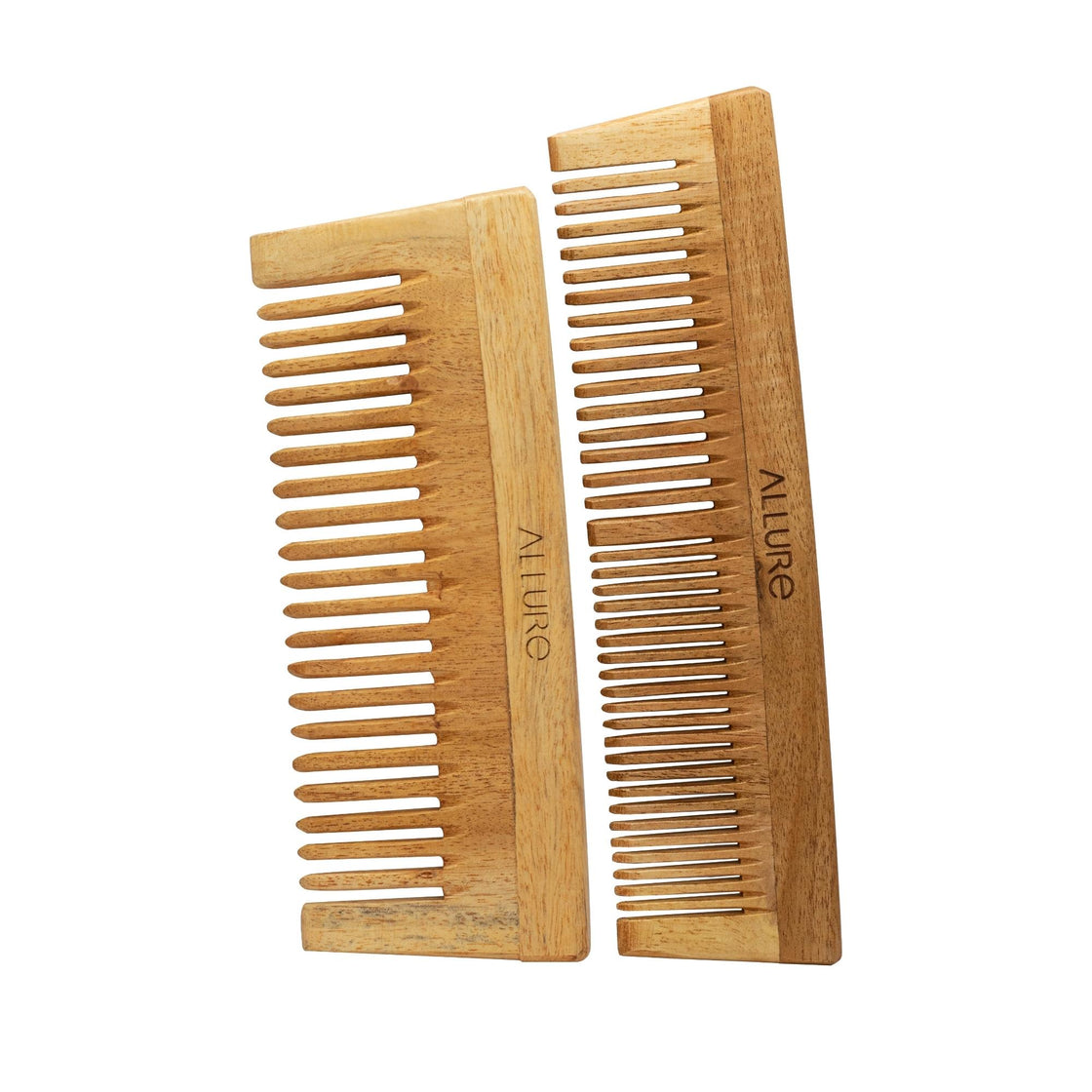 Allure Neem Wood Shampoo and Dual Head Hair Combs (CS-01+CR-01)