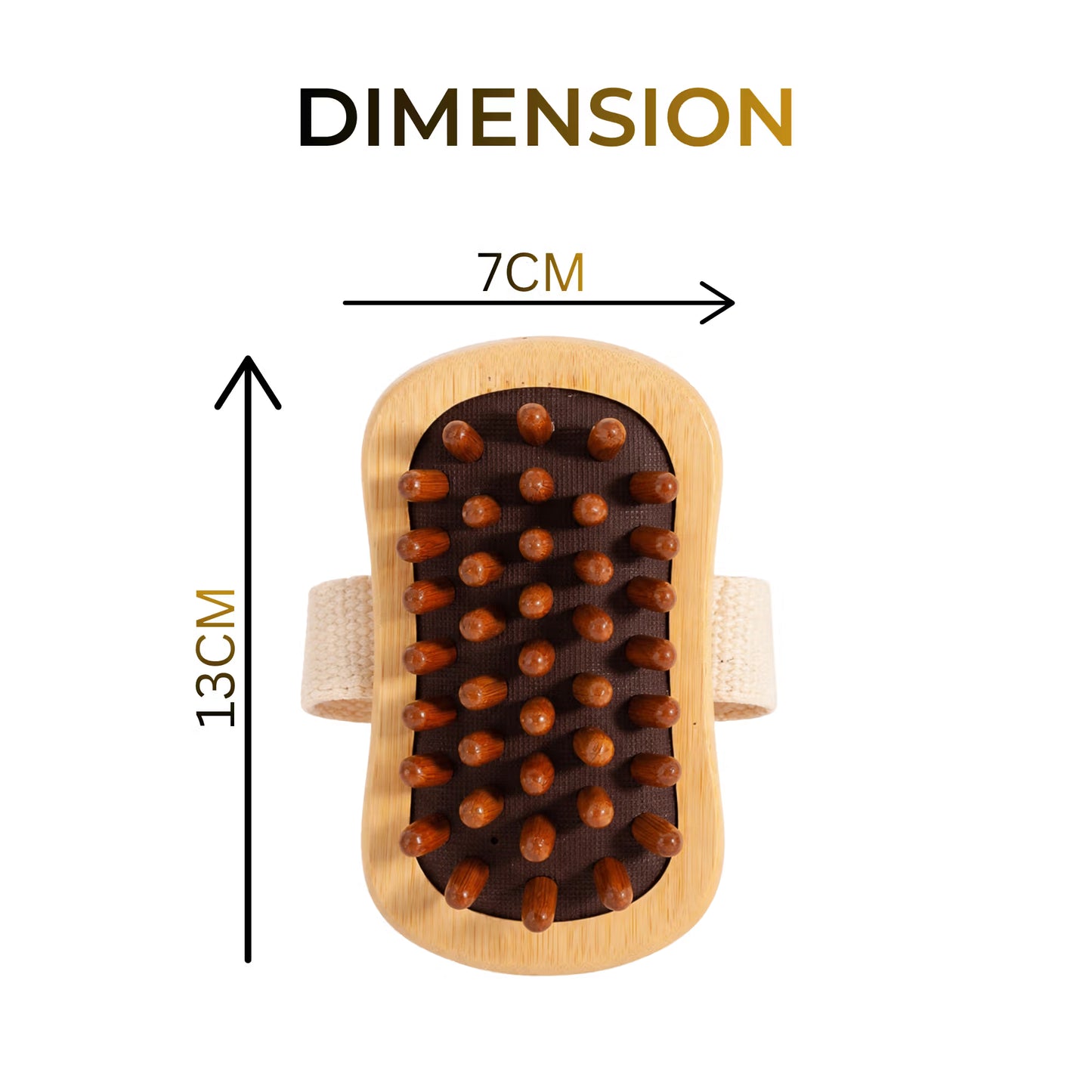 Allure Wooden Body Massager Brush