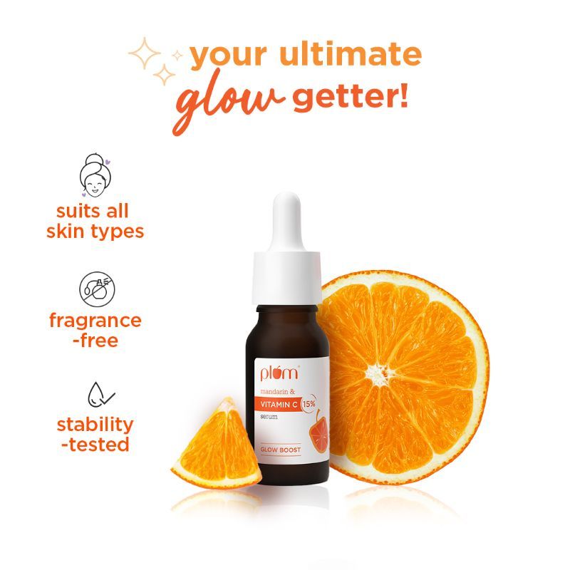 Plum 15% Mandarin & Vitamin C Serum Glow Boost (20ml)