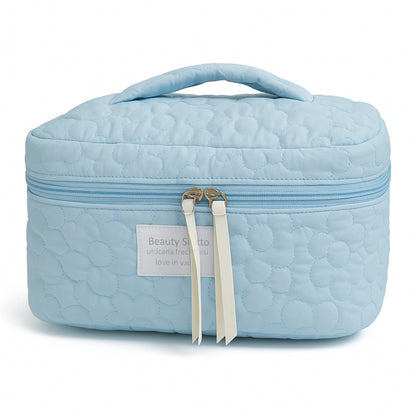 Allure Travel Makeup Organizer Pouch - Blue