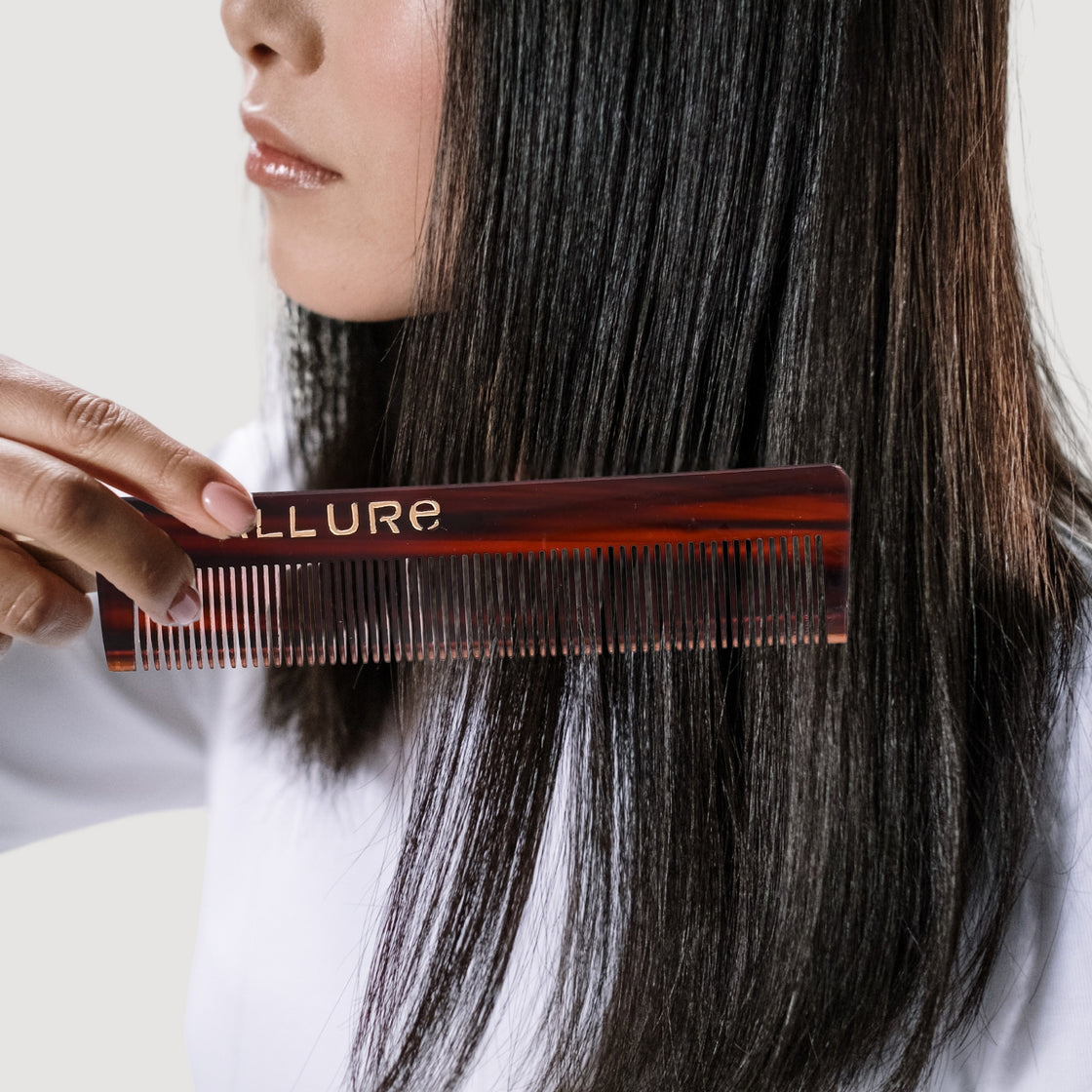 Allure Handcrafted Regular Anti-Static Hair Comb for Smooth & Frizz-Free Styling (HMC_T_19)