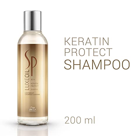 Wella Sp Luxeoil Keratin Protect Shampoo, 200Ml