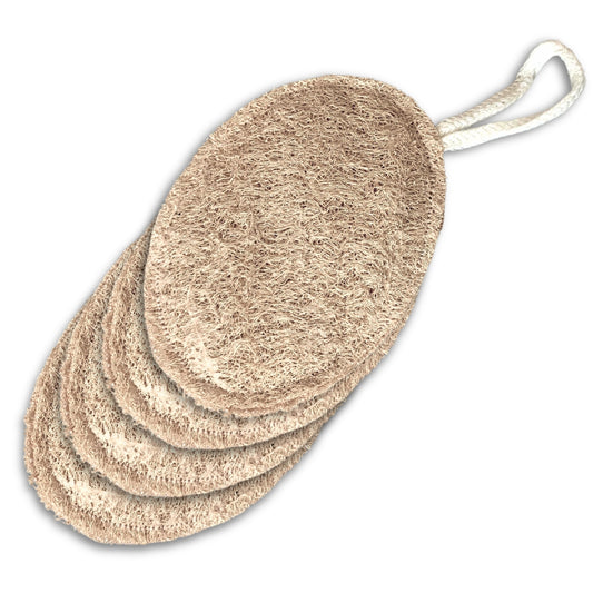 Allure Natural Loofha Oval Pack of 4