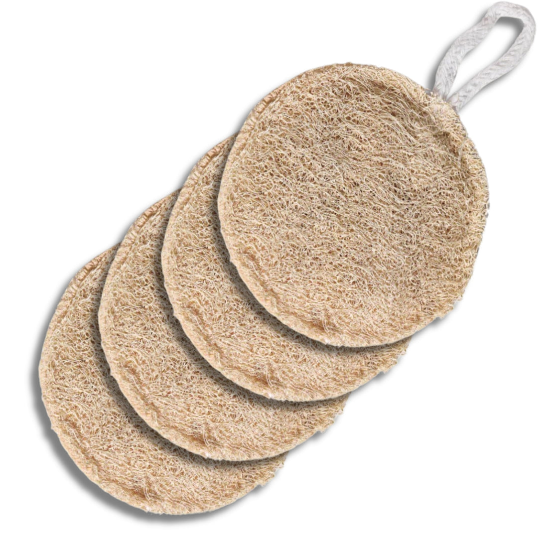 Allure Natural Loofha Circle Pack of 4 