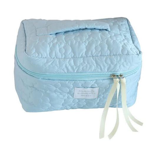 Allure Travel Makeup Organizer Pouch - Blue