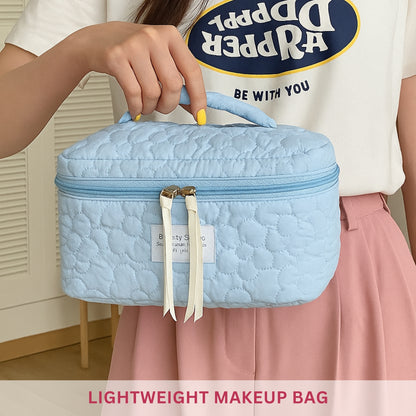 Allure Travel Makeup Organizer Pouch - Blue