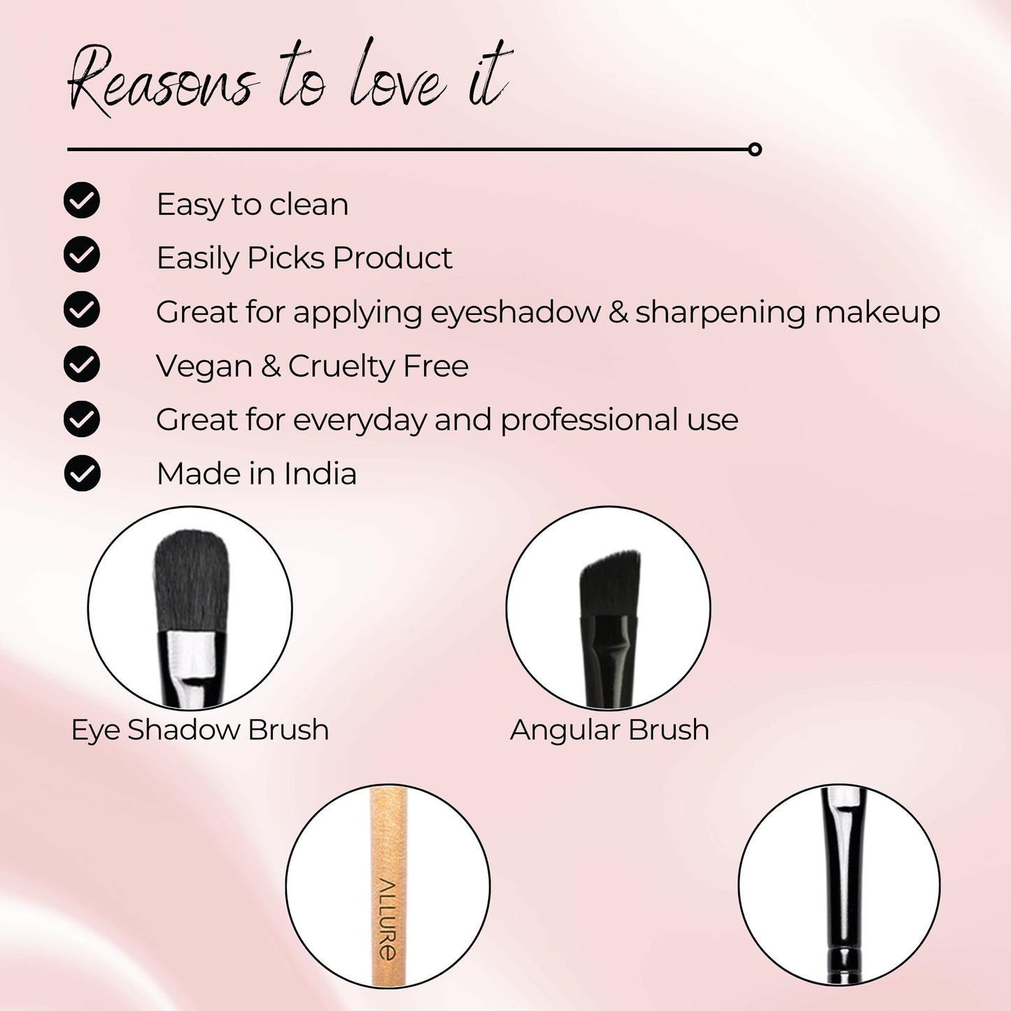 Allure Eyeshadow and Angular Brush (Set of 02)
