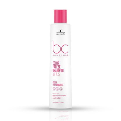 Schwarzkopf Professional Bonacure pH 4.5 Color Freeze Sulfate Free Micellar Shampoo and Mask 250ml Combo Pack of 2