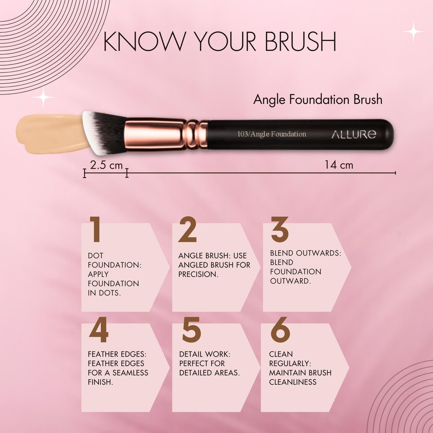 Allure Foundation Brush (ASB103)