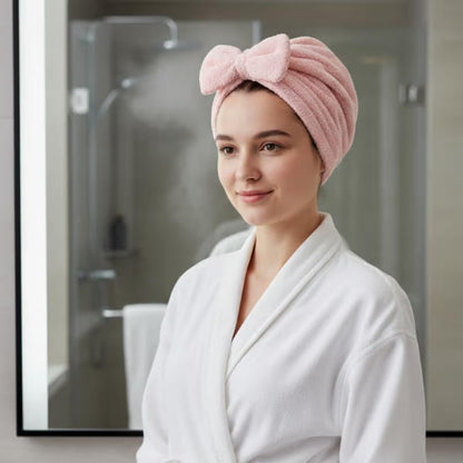 Allure Microfiber Hair Wrap Towel - Pink (50g)