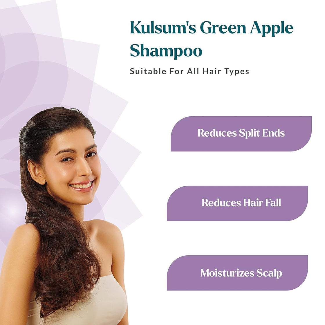 Kulsum's kayakalp Green Apple Shampoo (500ML)