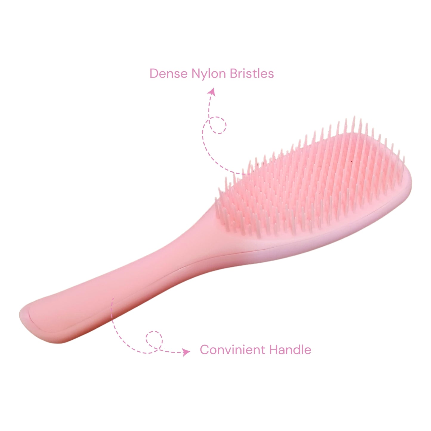 Allure Detangling Hair Brush - Assorted Colours - FHB-02