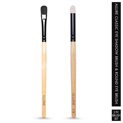 Allure Classic Eyeshadow and Round Eye Brush Set of 02