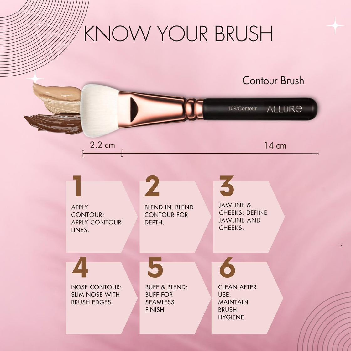 Allure Professional Makeup Contour Brush-109