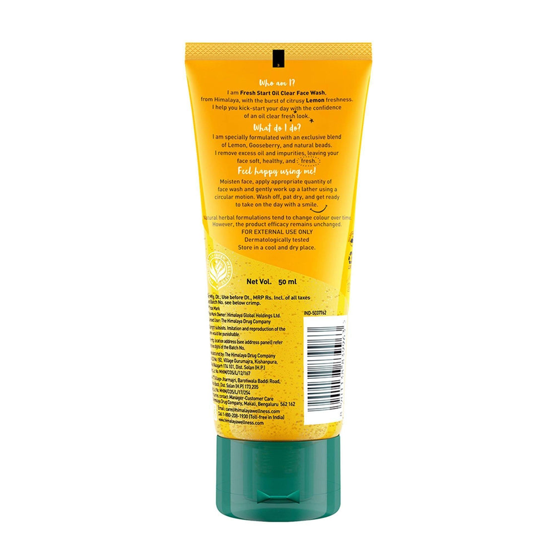 Himalaya Fresh Start Oil Clear Face Wash Lemon (50ML)