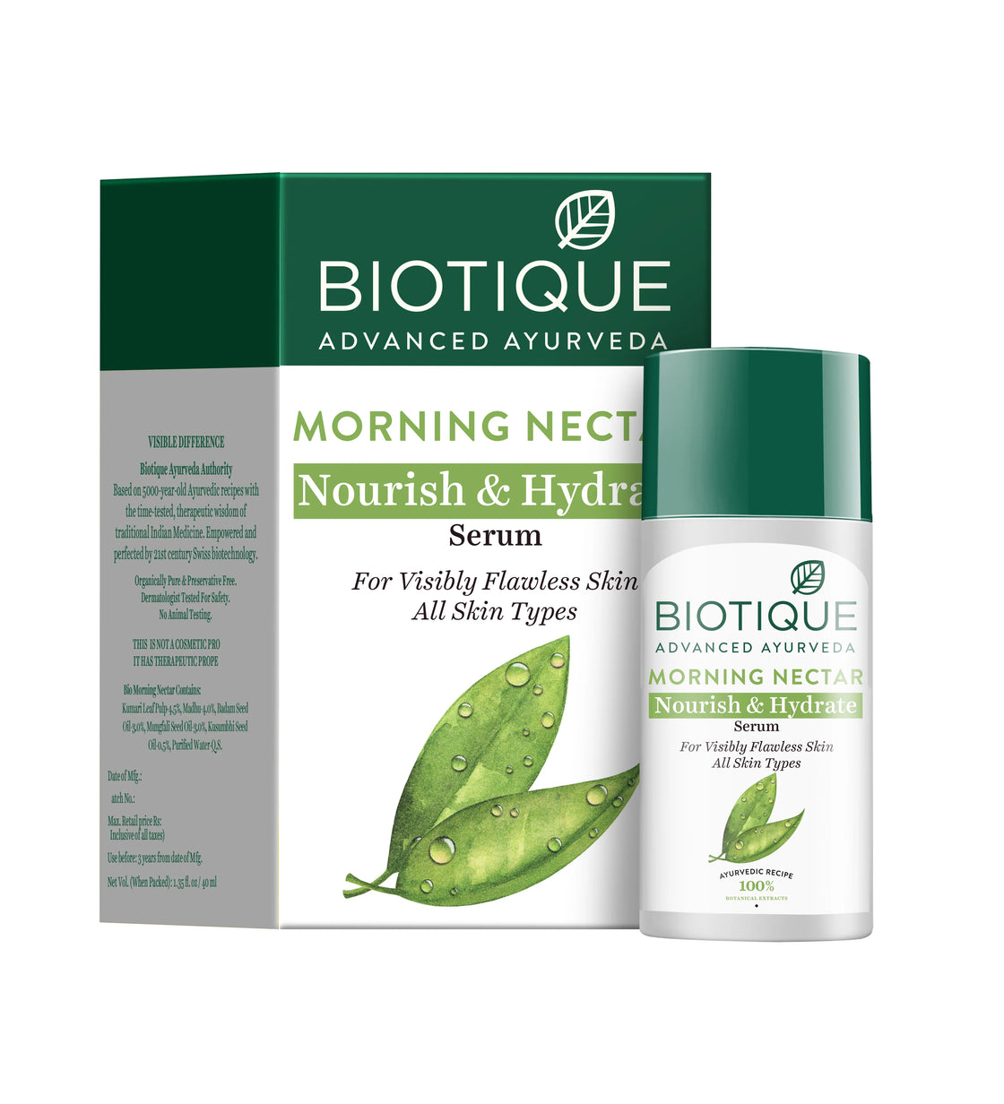 BIOTIQUE Morning Nectar Nourish & Hydrate Serum 40ml